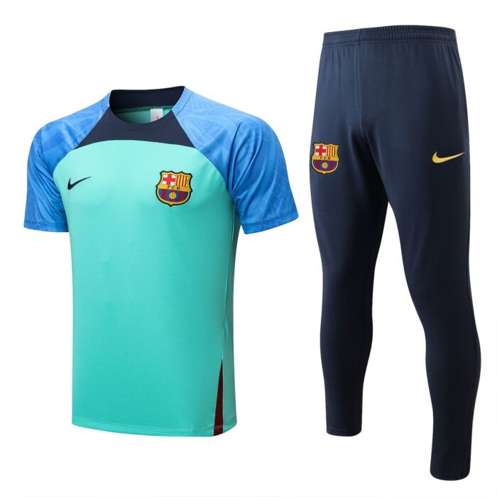 Barcelona Alternative Tracksuit Short Sleeve 2022 2023