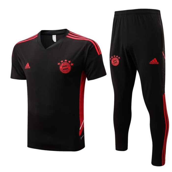 Bayern Munich Home Tracksuit Short Sleeve 2022 2023