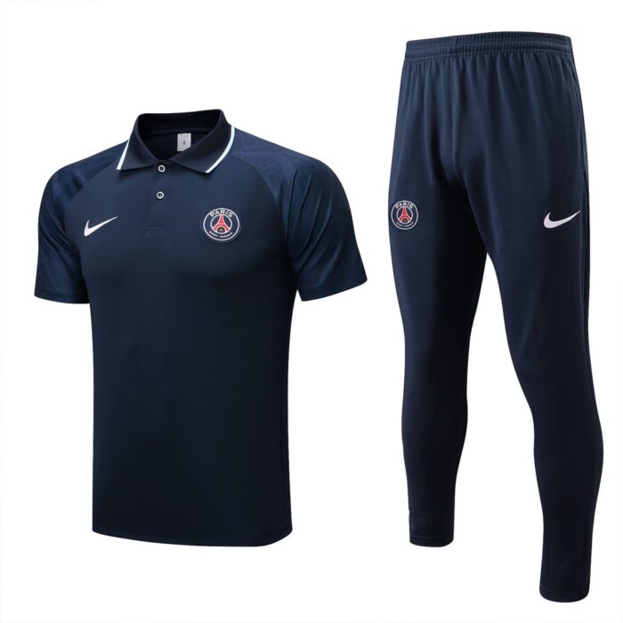 PSG Home Tracksuit Short Sleeve 2022 2023