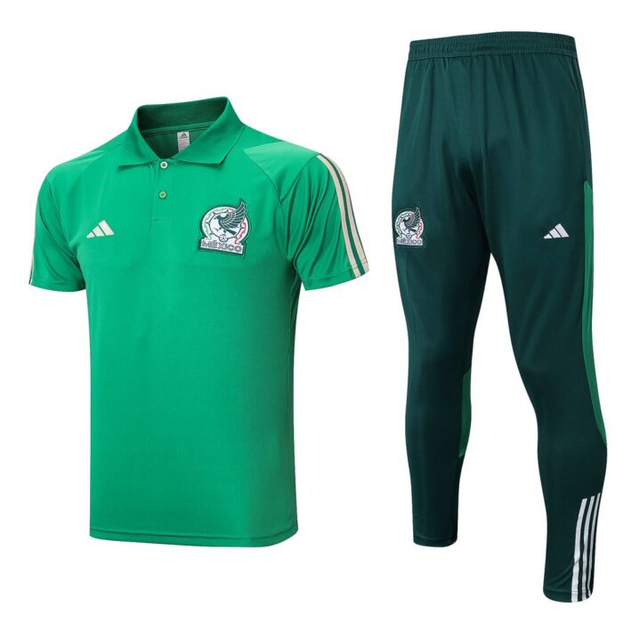 Mexico Home Tracksuit Short Sleeves 2022 2023