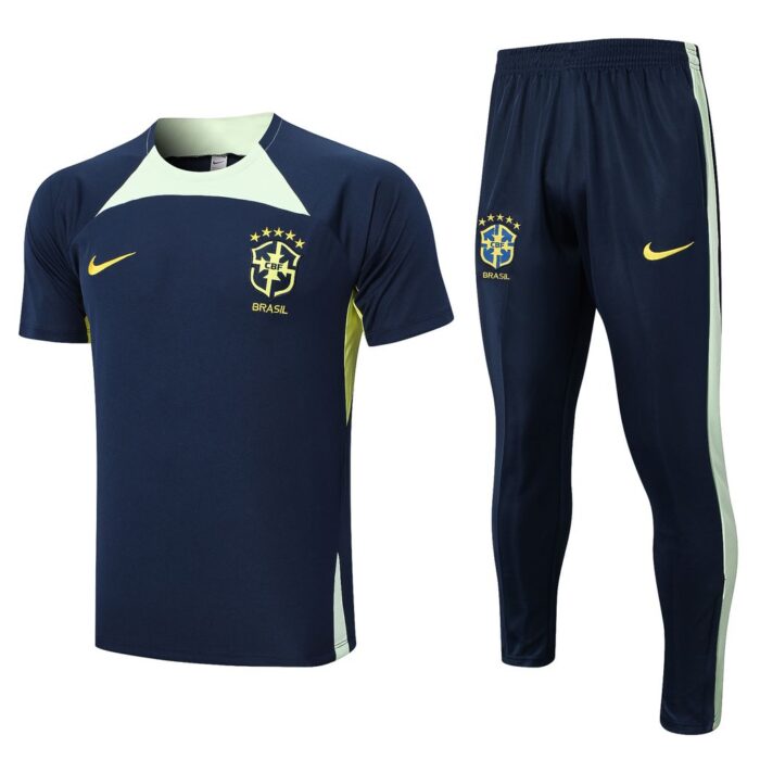 Brazil Away 2 Tracksuit Short Sleeves 2022 2023