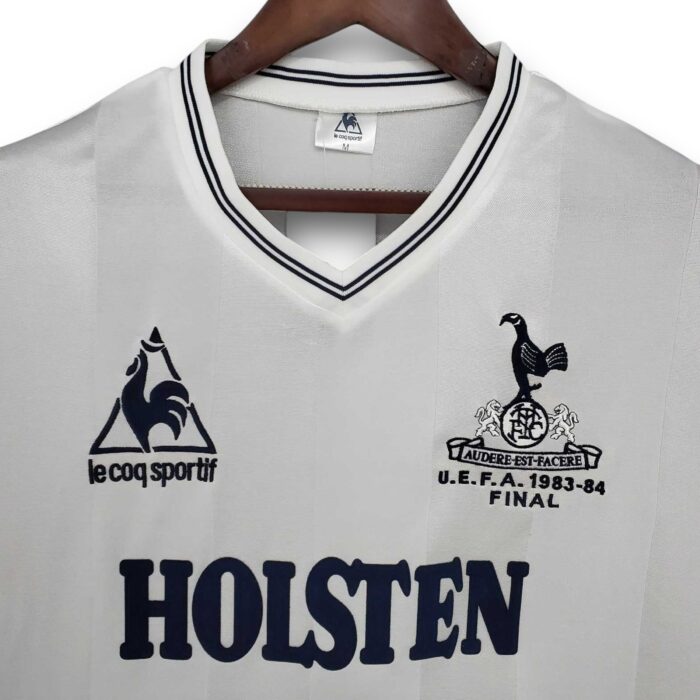 Tottenham Home Final UEL Shirt 1983 1984 - Image 2