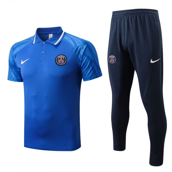 PSG Home Tracksuit Short Sleeve 2022 2023