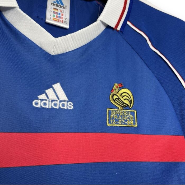 France Home Shirt 1998 - Image 2
