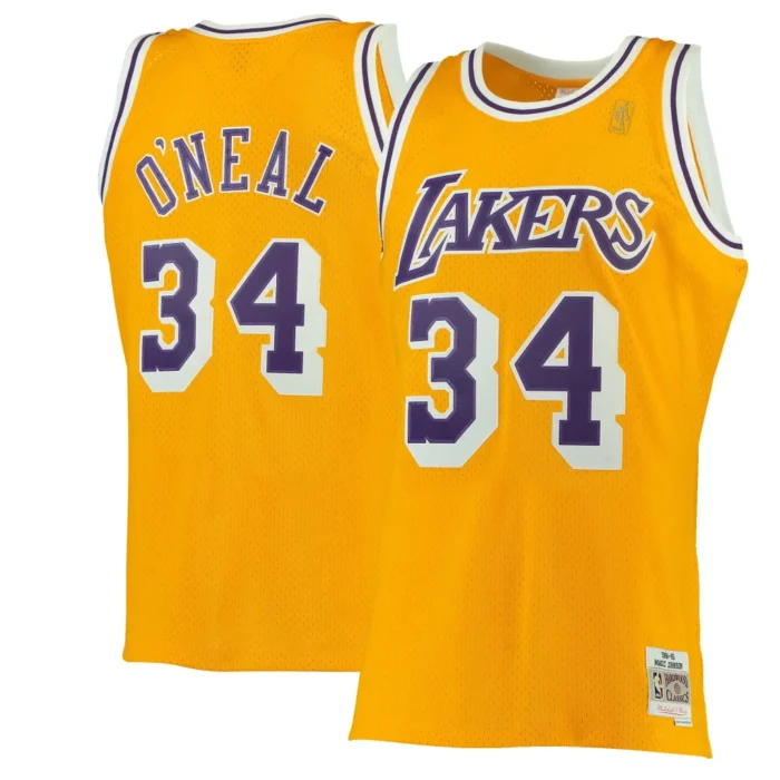 Los Angeles Lakers O'Neal Mitchell and Ness Shirt