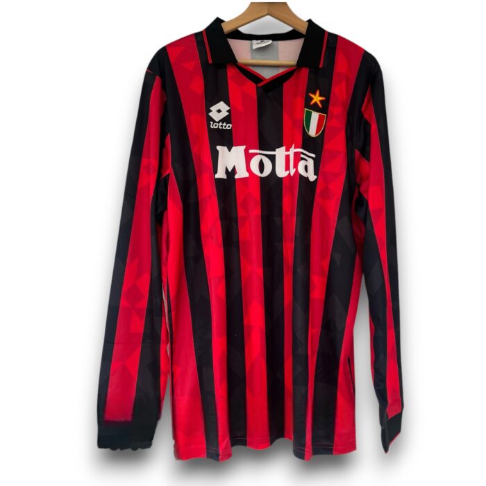 AC Milan Home Long Sleeve Shirt 1993 1994