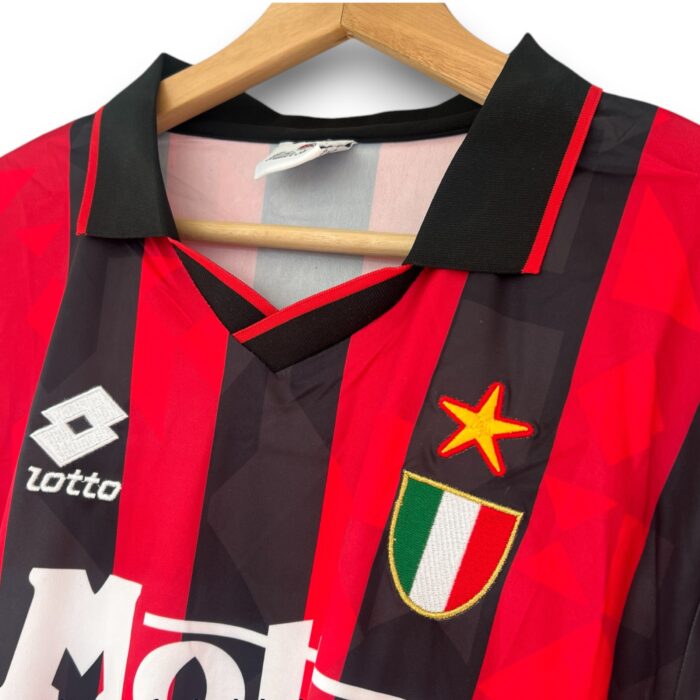 AC Milan Home Long Sleeve Shirt 1993 1994 - Image 3