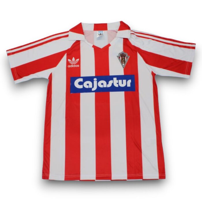 Sporting Gijón Home Shirt 1986 1987