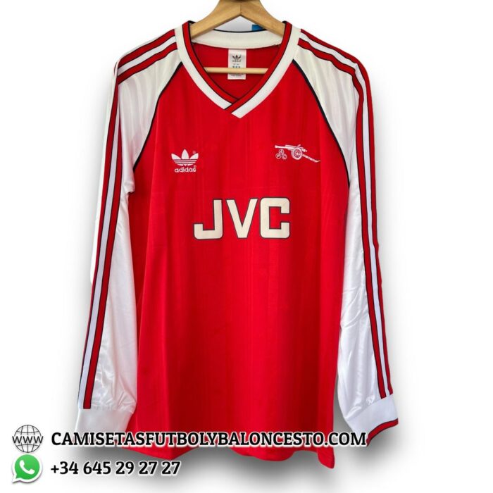 Arsenal Home Long Sleeve Shirt 1988 1989