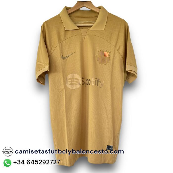 Barcelona Gold Shirt 2023 2024