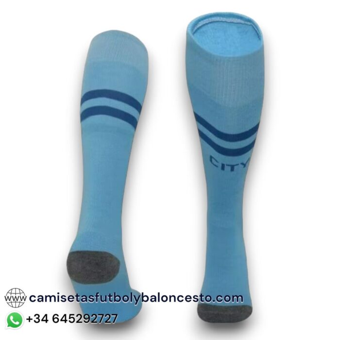 Manchester City Home Socks 2023 2024