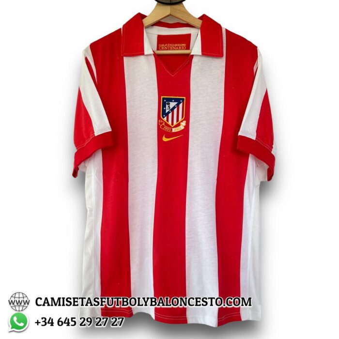 Atletico de Madrid Home Centenary Shirt 2002 2003