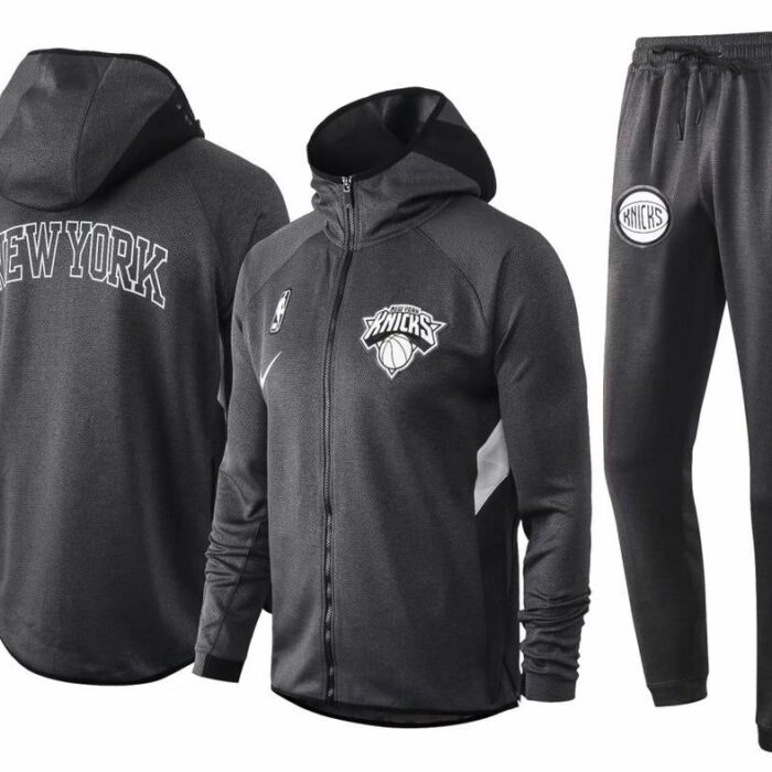 New York Knicks Black Tracksuit 2021 2022