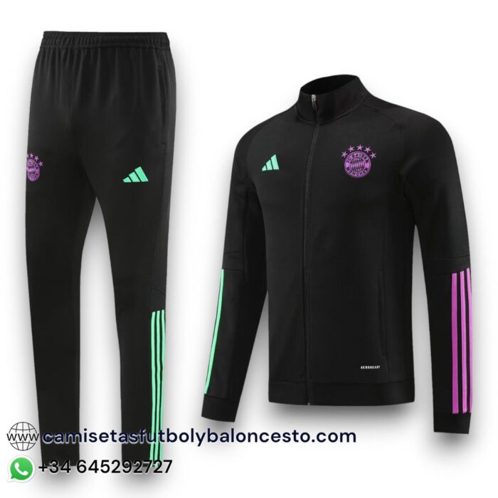 Bayern Munich Away Tracksuit 2023 2024 - Zip