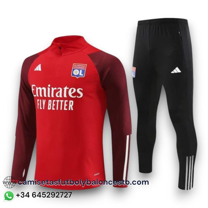 Olympique de Lyon Alternative 2 Tracksuit 2023 2024 - Training