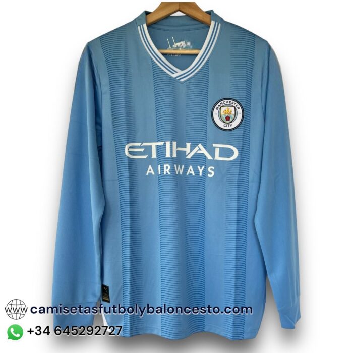 Manchester City Home Long Sleeve 2023 2024