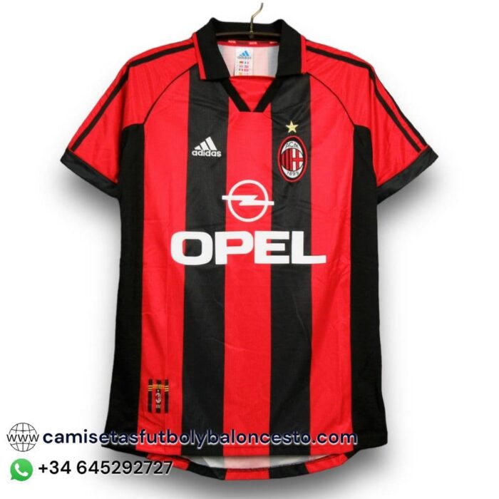 AC Milan Home Shirt 1998 1999