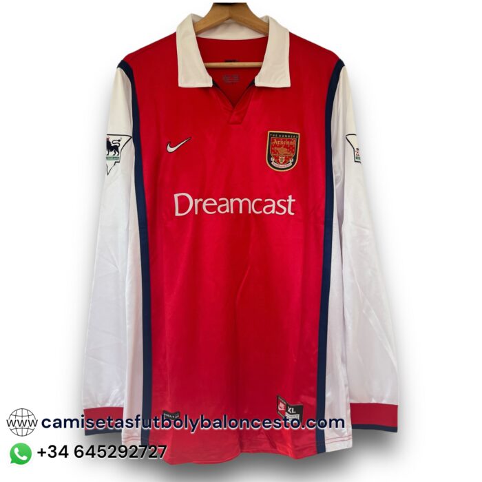 Arsenal Long Sleeve Home Shirt 1998