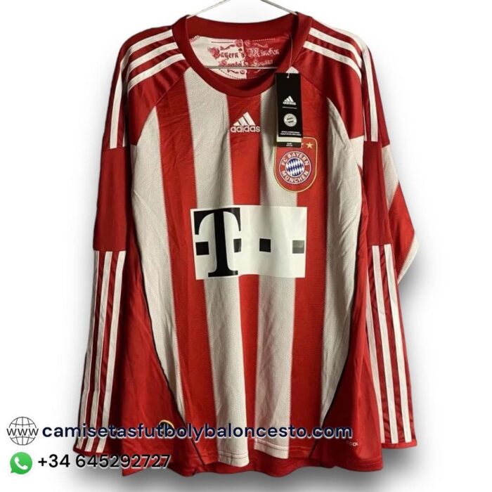 Bayern Múnich Home Long Sleeve Shirt 2009 2010