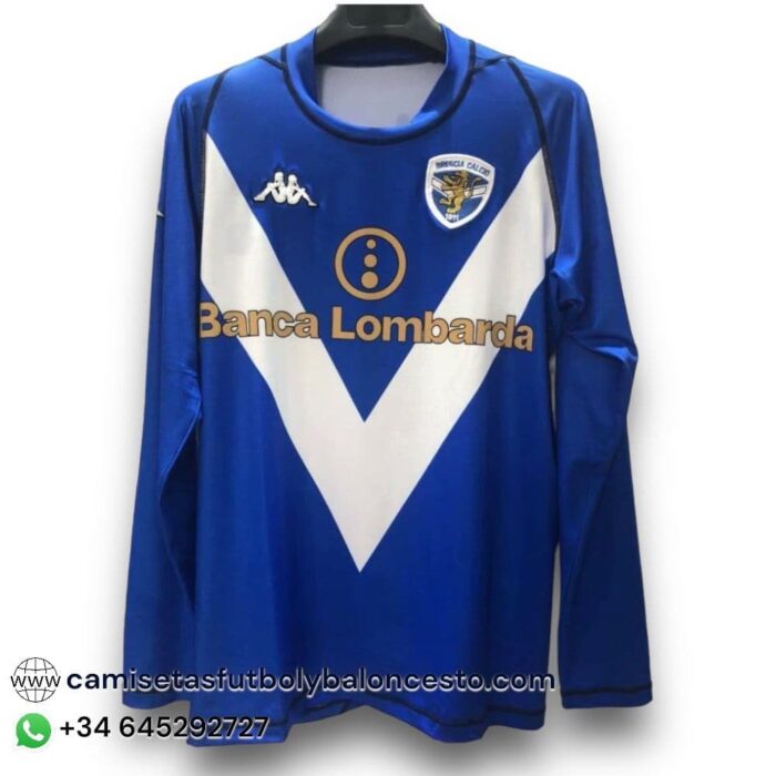 Brescia Home Lomg Sleeve Shirt 2003 2004