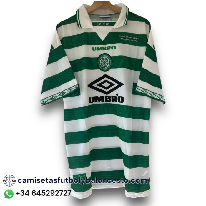 Celtic Home Champion Shirt 1997 1998