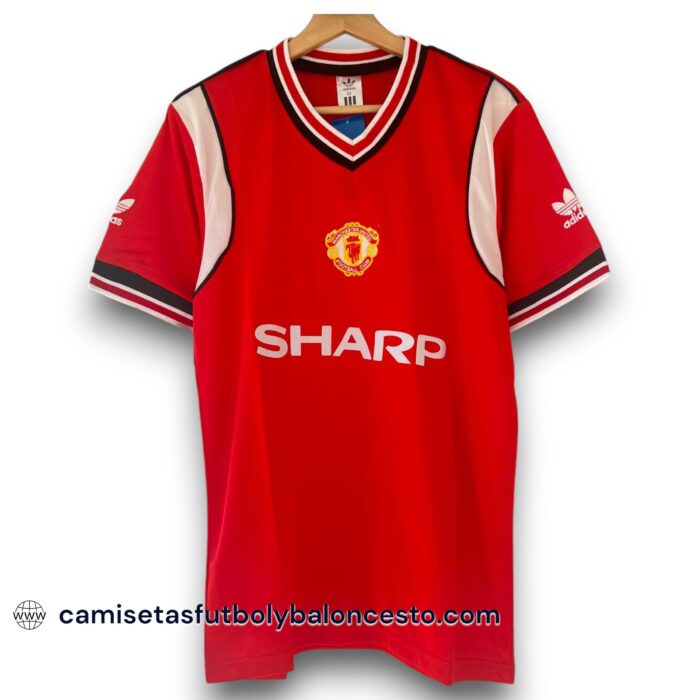 Manchester United Home Shirt 1985 1986