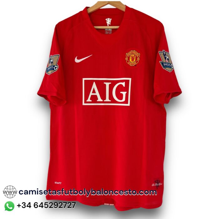 Manchester United Home Shirt 2007 2008