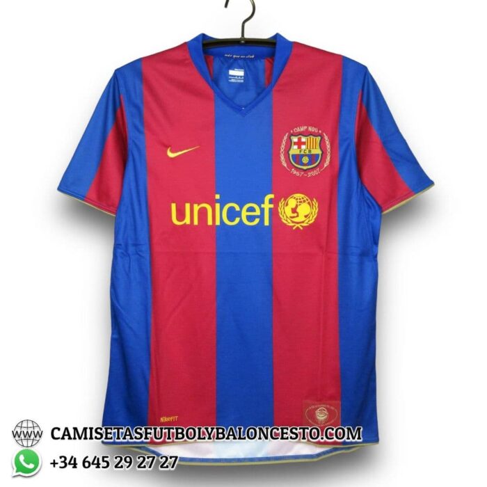 Barcelona Home Shirt 2007 2008