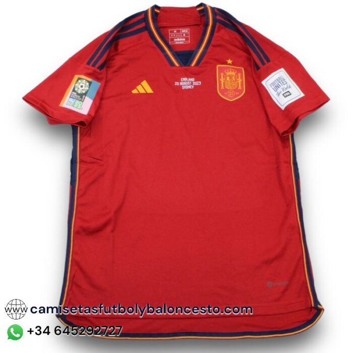 Spain Home Women's World Final Shirt 2022 2023