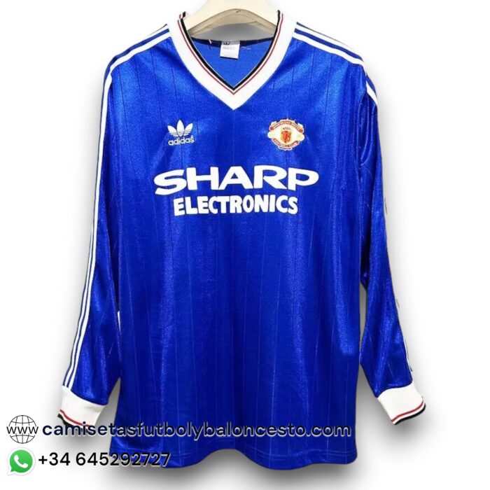 Manchester United Away Long Sleeve Shirt 1982 1983