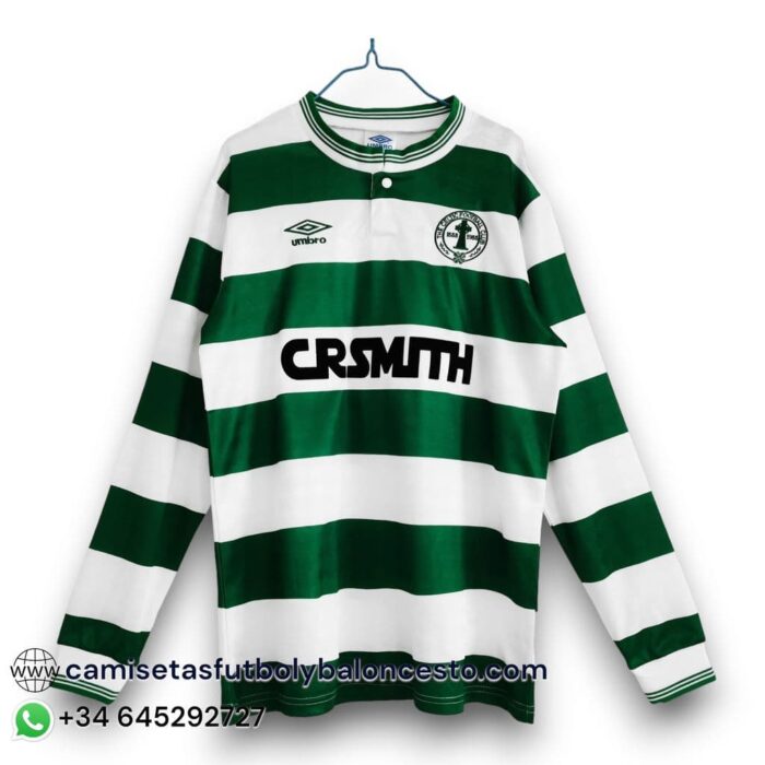 Celtic Home Long Sleeve Shirt 1987 1988