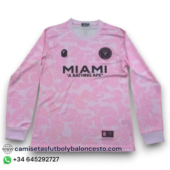 Inter de Miami x BAPE Long Sleeve Shirt 2023 2024