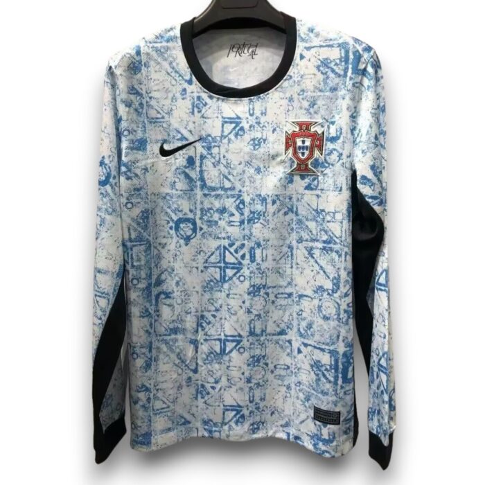 Portugal Away Long Sleeve Shirt 2024 2025