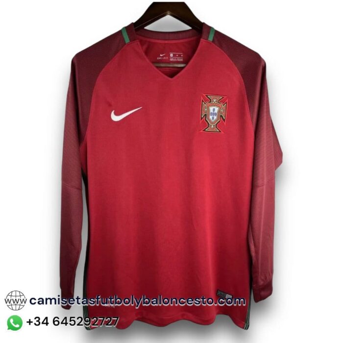 Portugal Home Long Sleeve Shirt 2016