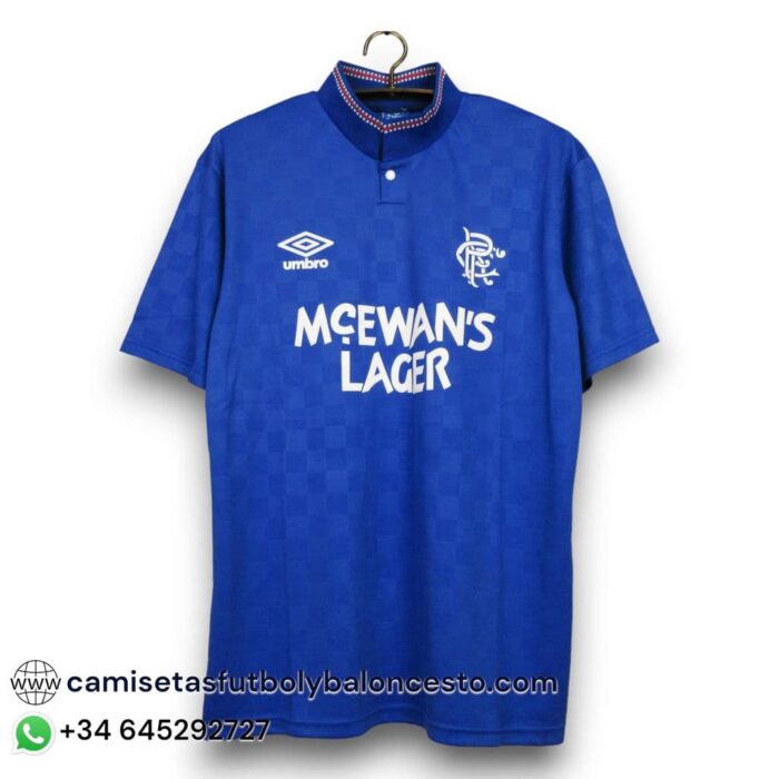 Rangers Home Shirt 1987 1990