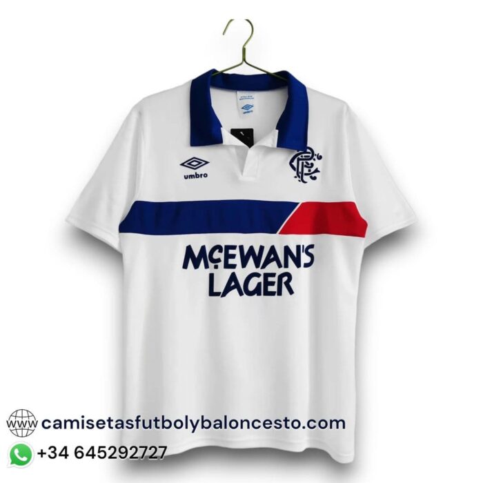 Rangers Away Shirt 1986 1987