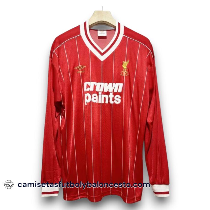 Liverpool Long Sleeve Home Shirt 1983 1984