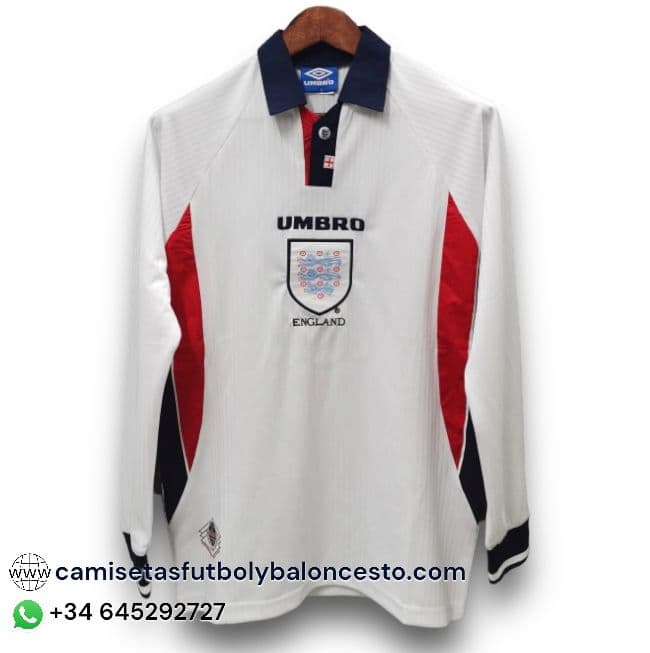 England Home Long Sleeve Shirt 1998