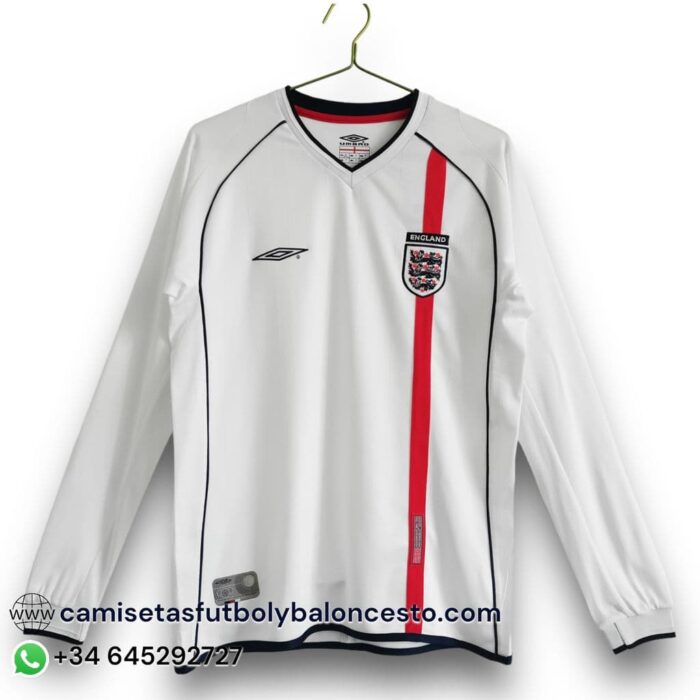 England Home Long Sleeve Shirt 2002