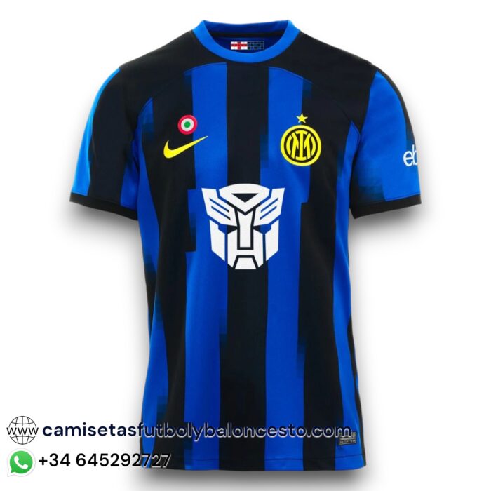 Inter de Milán Home Transformers Shirt 2023 2024