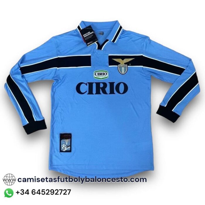 Lazio Home Long Sleeve Shirt  1998 2000