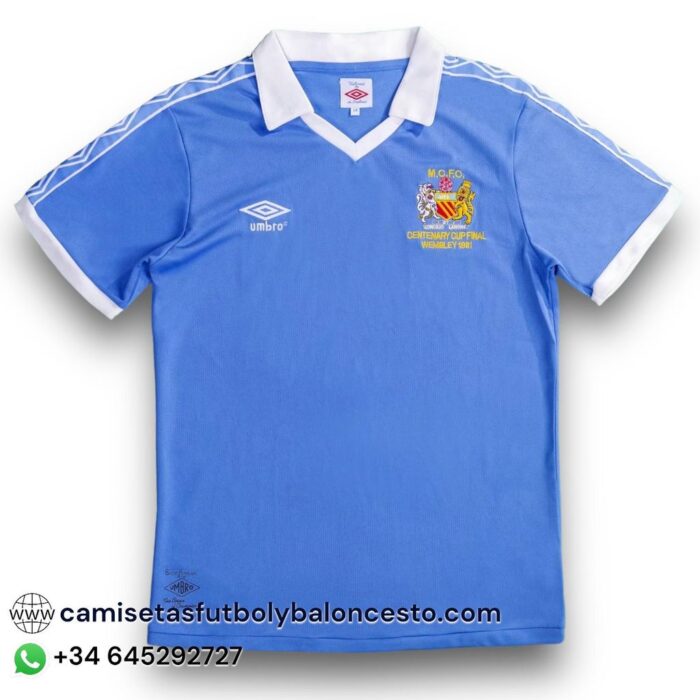 Manchester City Home Shirt 1981 1982