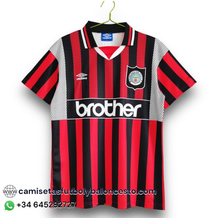 Manchester City Away Shirt 1995 1996