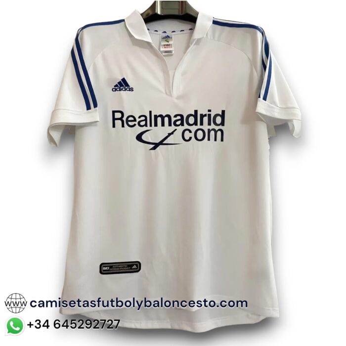 Real Madrid Home UCL Shirt 2001 2002