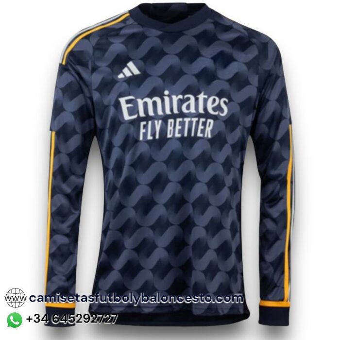 Real Madrid Away Shirt 2023 2024 - Long Sleeve