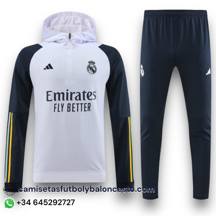 Real Madrid Home Tracksuit 2023 2024 - Training