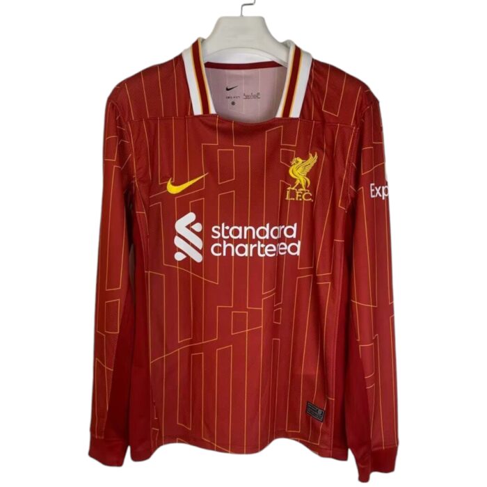 Liverpool Home Long Sleeve Shirt 2024 2025