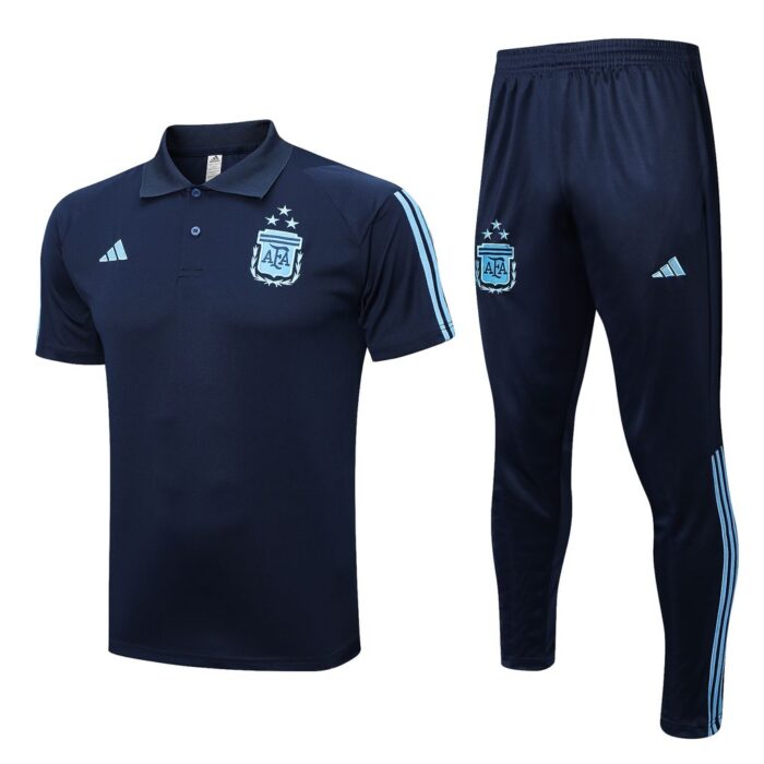 Argentina Away 2 Tracksuit Short Sleeves 2022 2023