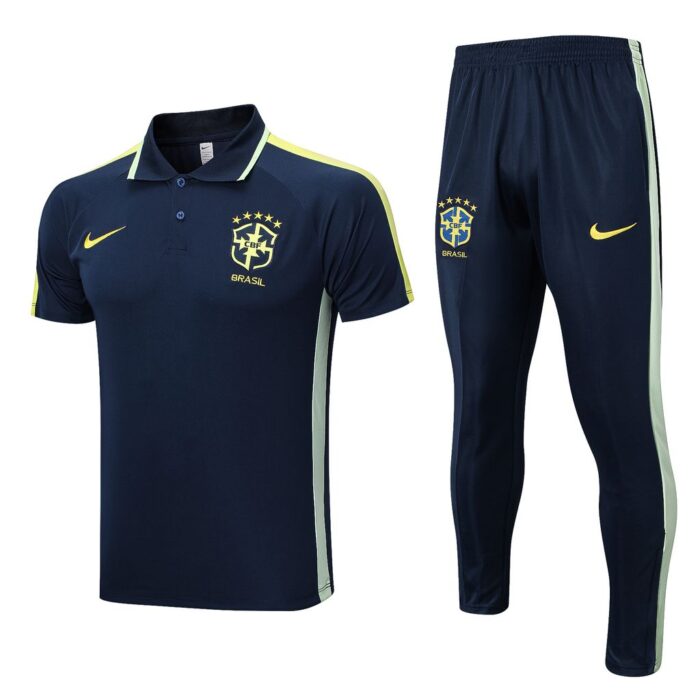 Brazil Away Tracksuit Short Sleeve 2022 2023