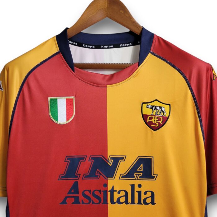 AS Roma Home Shirt 2001 2002 - Image 3